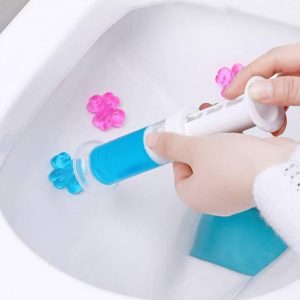 خوشبوکننده و تمیزکننده توالت مدل ژل گل