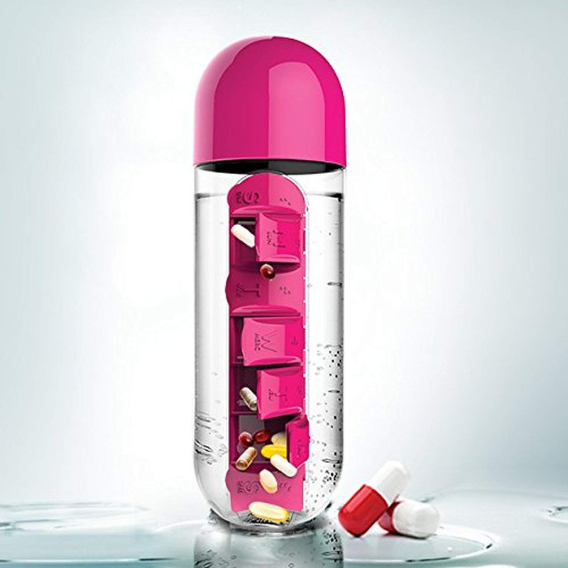 بطری آب و جعبه نگهدارنده قرص و دارو - Image 5