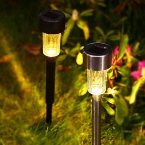 چراغ خورشیدی LED مدل چمنی ارتفاع ۳۶ سانت